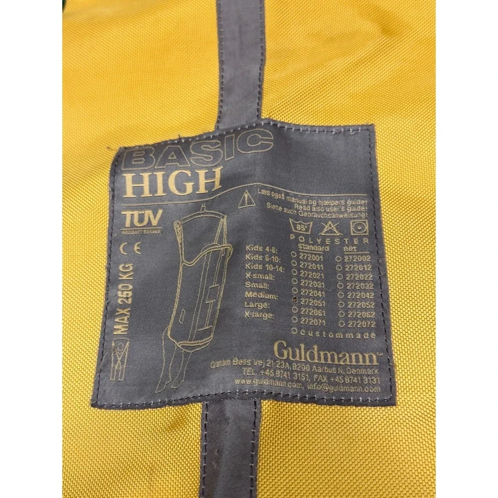 Guldmann Basic Height Sling Size M Yellow Green 250 KG Max Weight 272051
